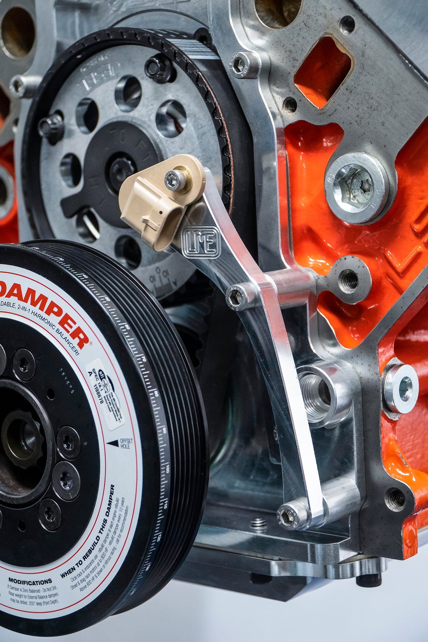 LME JESEL BELT DRIVE CAM SENSOR BRACKET.