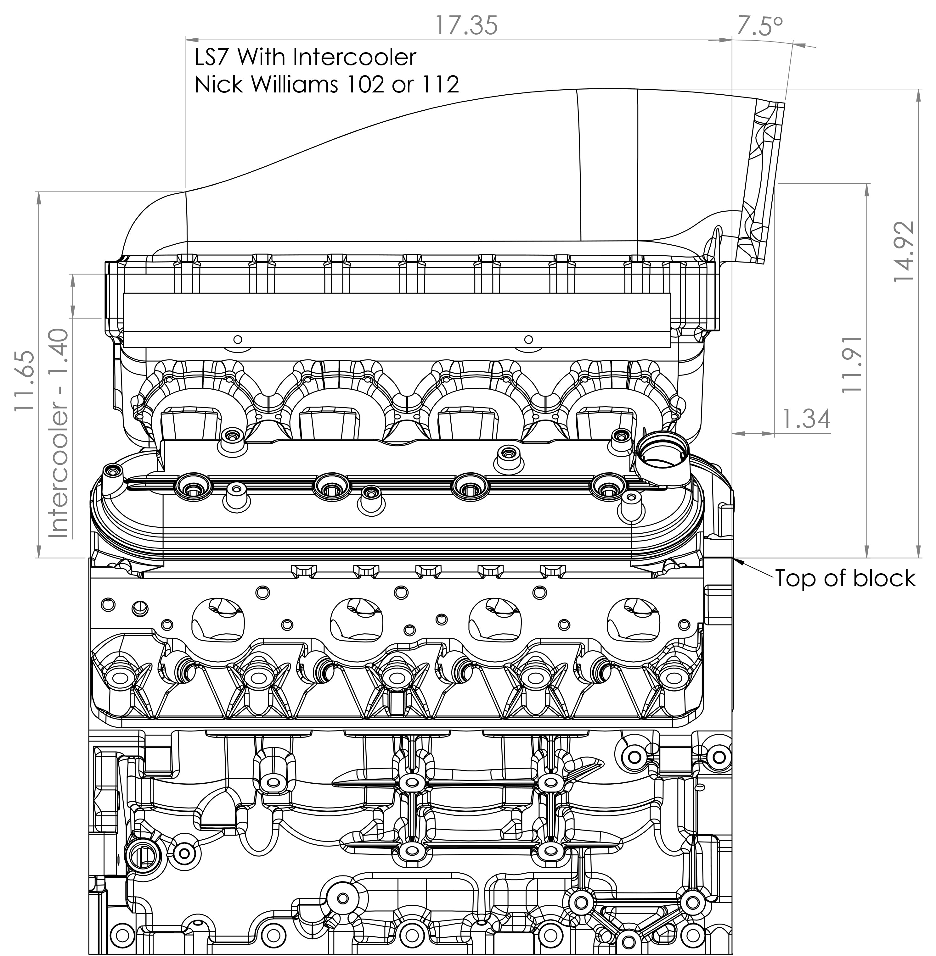 LS7 LME 2400HP BILLET INTAKE